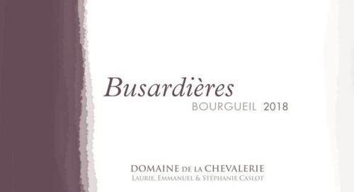 Domaine de la Chevalerie Bourgueil Busardieres 2018